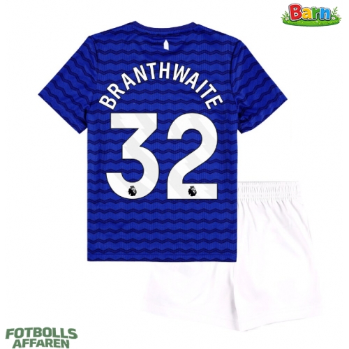 Everton Jarrad Branthwaite #32 Hemmaställ Barn 2025-26 Kortärmad (+ Korta byxor)